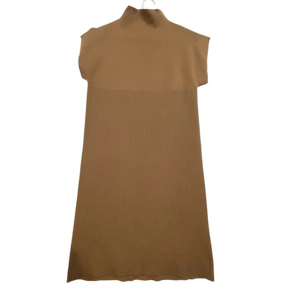 Womens Anthropologie Mock Neck Mini Sweater Dress Size Medium - Picture 5 of 7